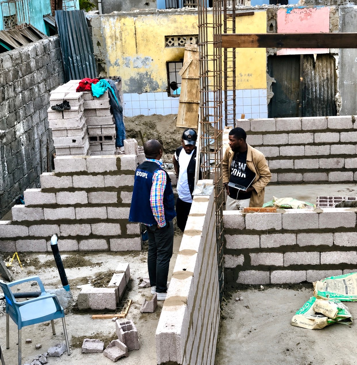 Après Construction d’immeuble résidentiel R+3 plus dalle terrasse